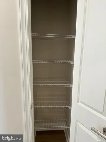 a close view of closet