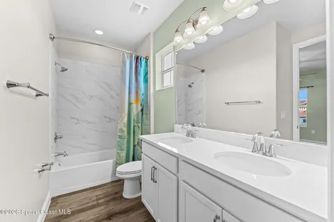 a view of a city from a balcony