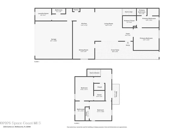 $518,000 | 2253 Zuma Lane, Melbourne, FL 32940