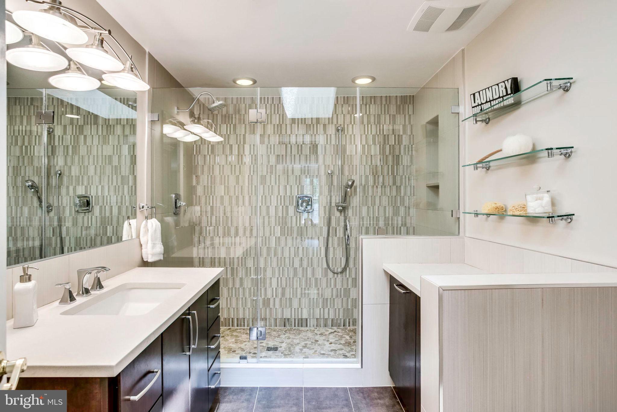 1536 Deer Point Way Reston, VA 20194 - Photo 28 of 53 Over sized shower with shower head and hand held