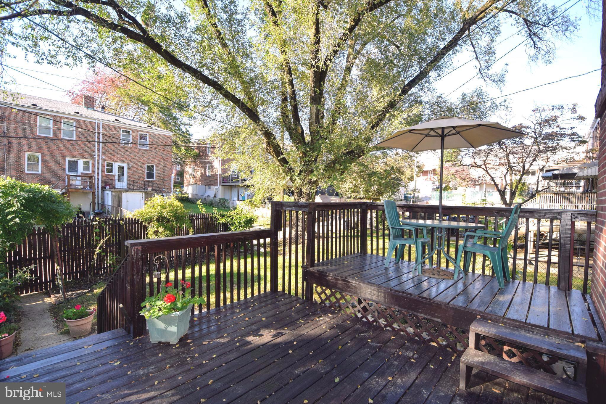 8536 Water Oak Road Baltimore, MD 21234 - Photo 27 of 27 a view of a wooden deck with a yard
