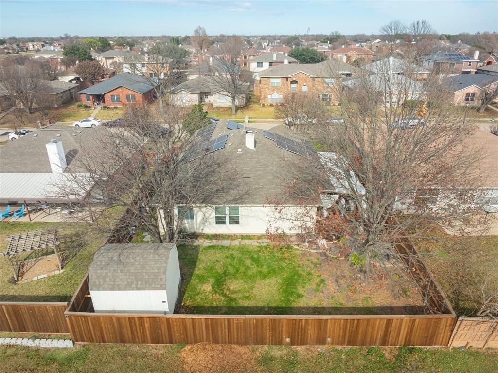 7613 Dockside Drive Rowlett, TX 75088 - Photo 23 of 40 an aerial view of residential houses with outdoor space