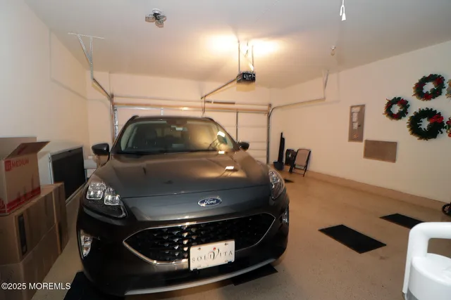 a view of a backyard with garden and plants