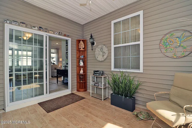 a potted plant sitting in front of a building