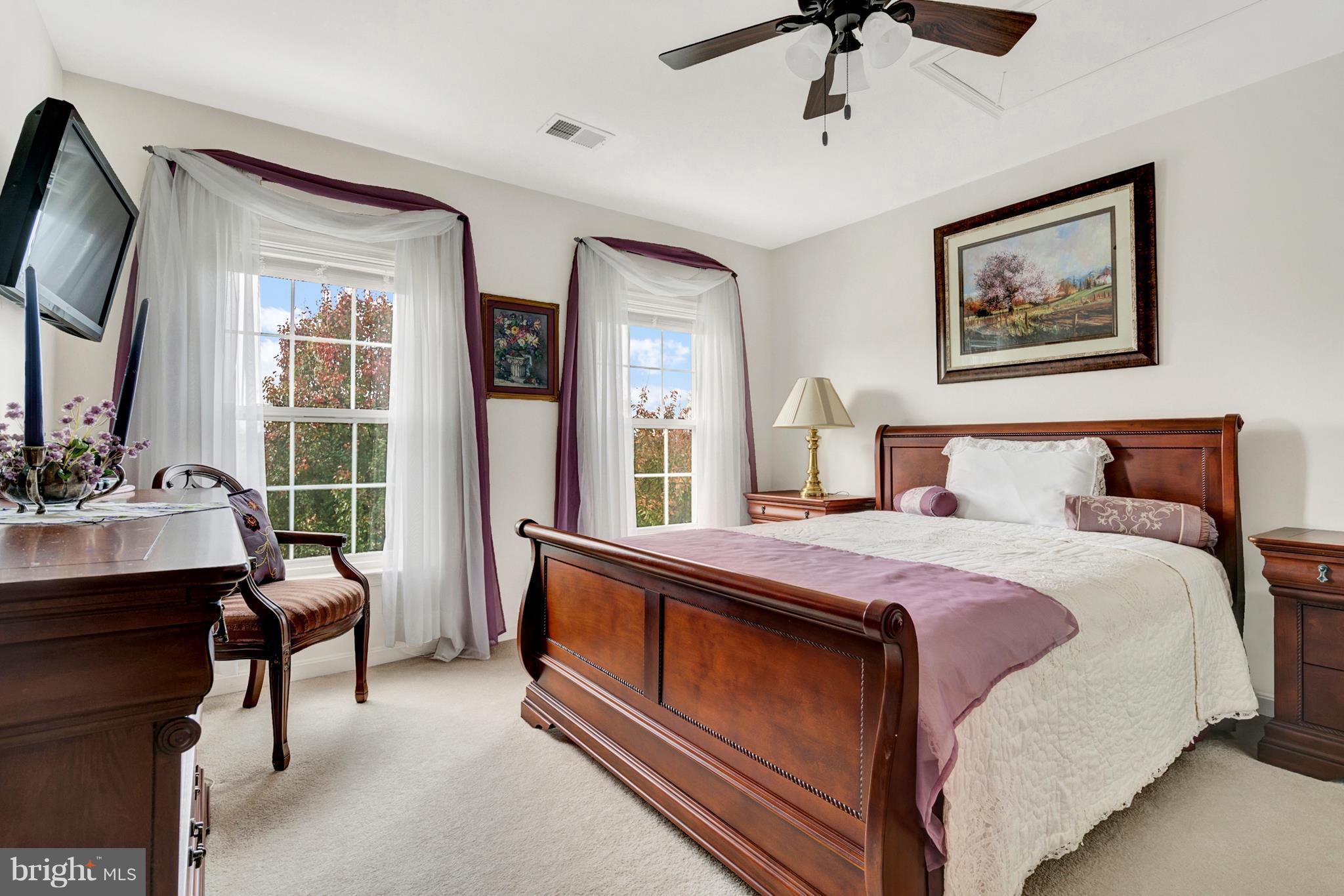842 Kingsbrook Road Culpeper, VA 22701 - Photo 20 of 30 a bedroom with a bed and a desk