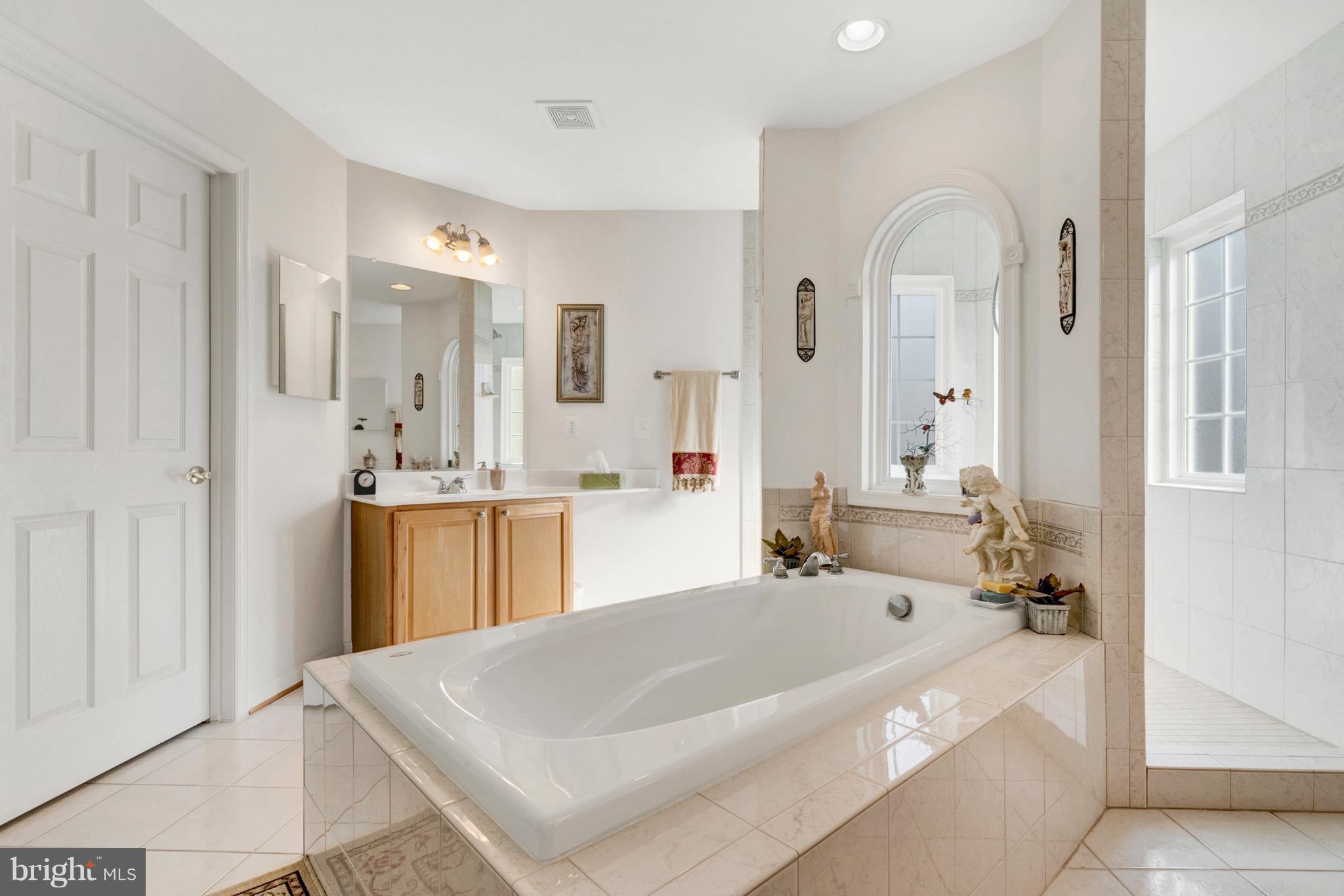 842 Kingsbrook Road Culpeper, VA 22701 - Photo 23 of 30 a spacious bathroom with a double vanity sink mirror and