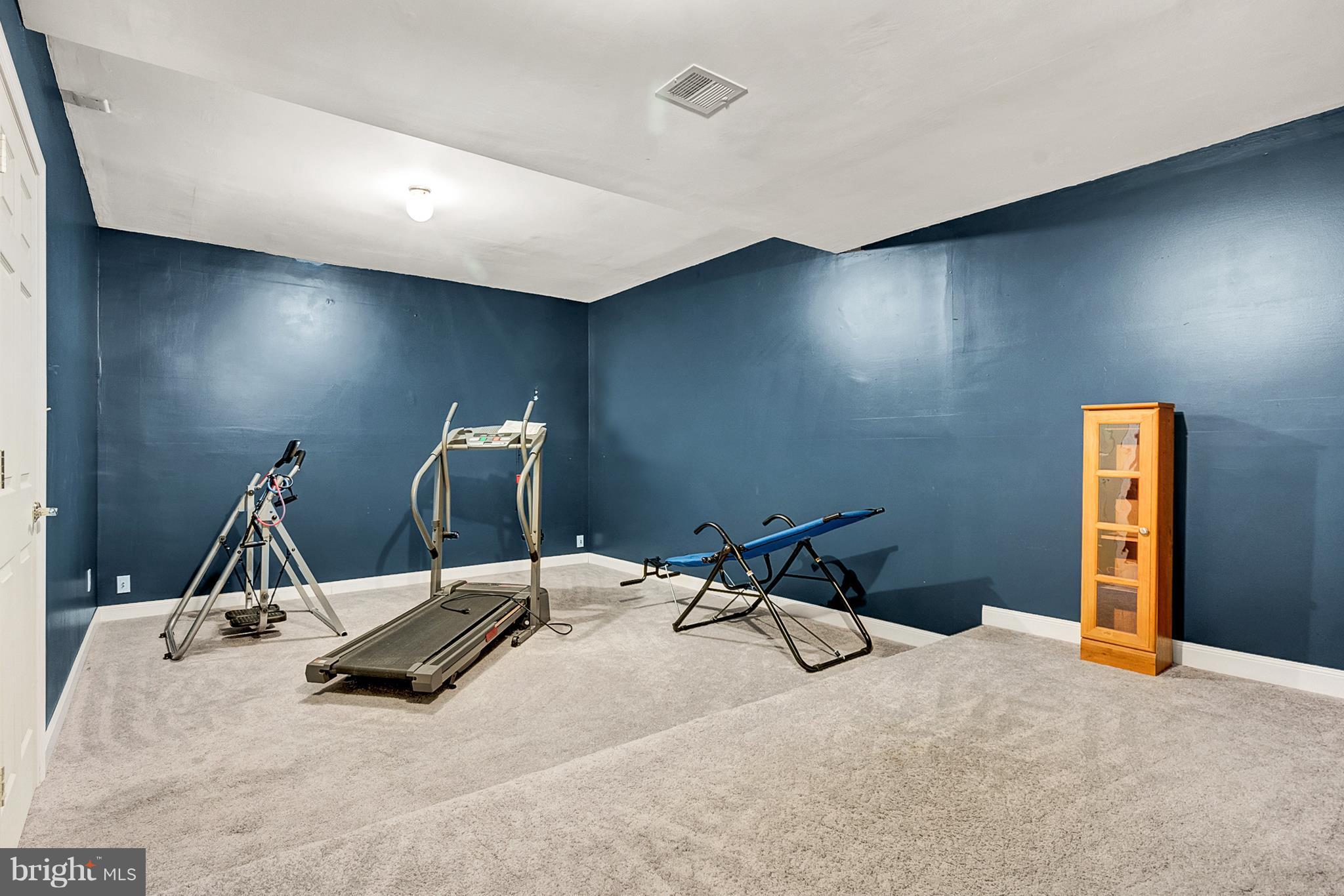 842 Kingsbrook Road Culpeper, VA 22701 - Photo 27 of 30 a room with gym equipment and air hockey table