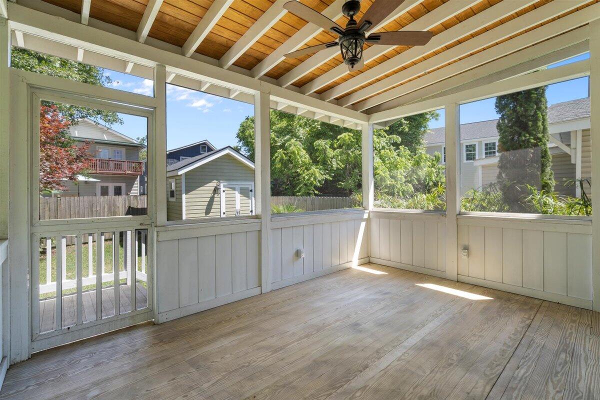 28 Maple Street Charleston, SC 29403 - Photo 43 of 51 Screened Back Porch