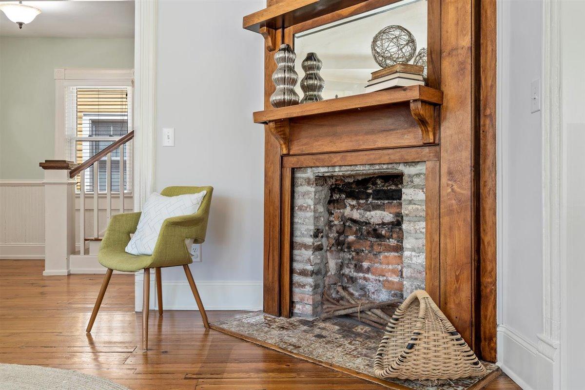 28 Maple Street Charleston, SC 29403 - Photo 9 of 51 Original Fireplace
