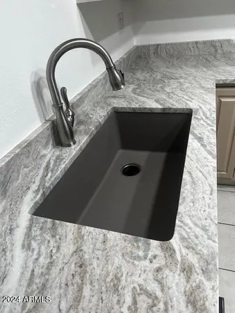 a close view of sink