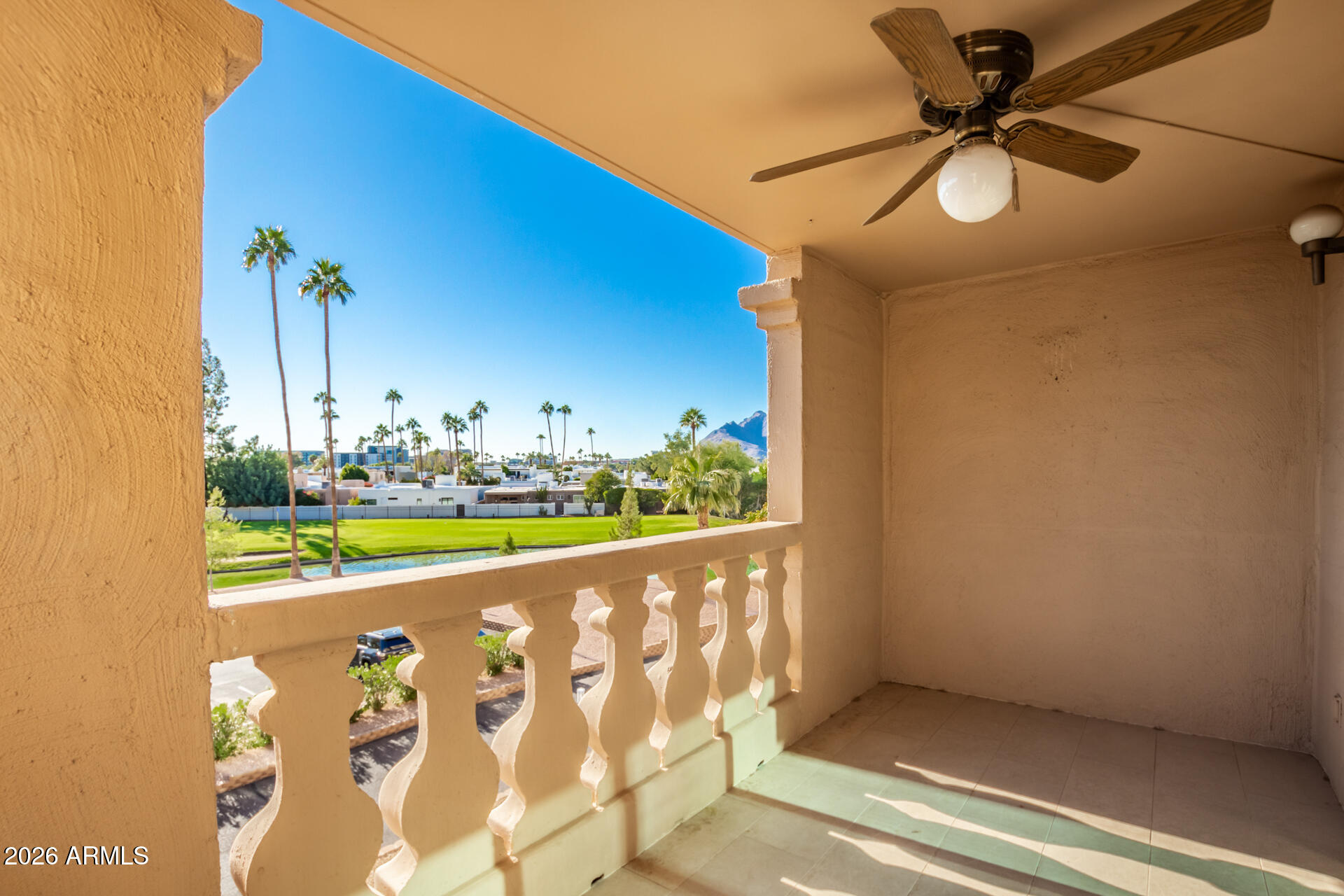 7840 East Camelback Road, Unit 309 Scottsdale, AZ 85251 - Photo 37 of 44 LARGE BALCONY WITH WONDERFUL VIEWS