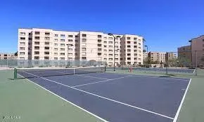 a view of a tennis court