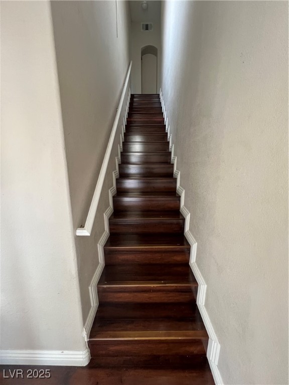 2975 Bluegrass Lane, Unit 424 Henderson, NV 89074 - Photo 40 of 43 Private stairs inside unit from garage or front door
