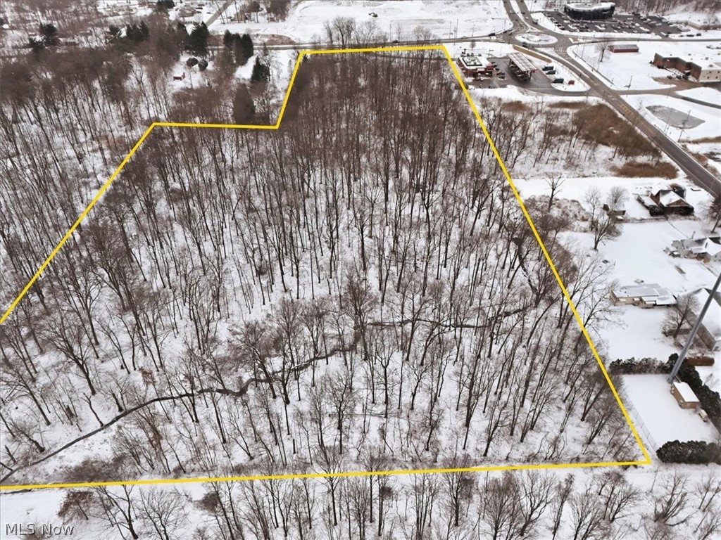 East Turkeyfoot Lake Road Green, OH 44312 - Photo 15 of 15 Aerial view of property's location with property parcel outlined