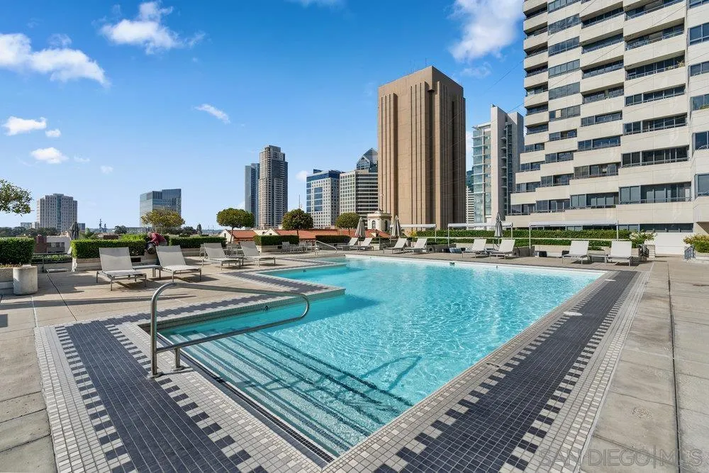 700 Front Street, Unit 2105 San Diego, CA 92101 - Photo 19 of 28 a view of a city with tall buildings