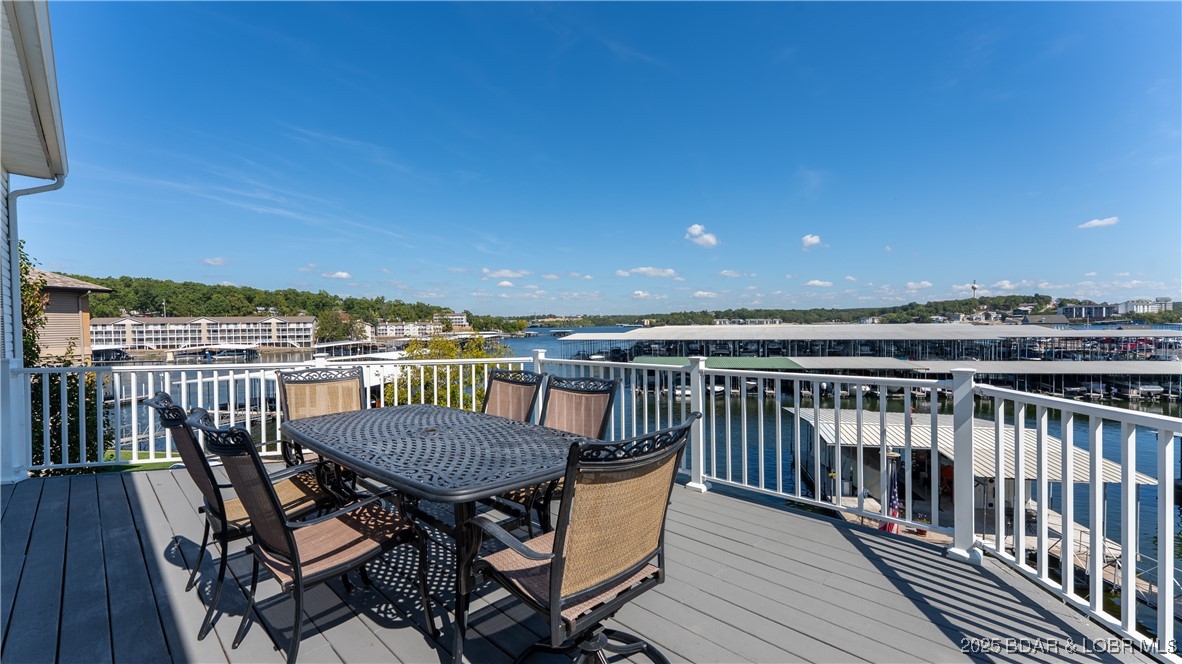 740 Malibu Road Osage Beach, MO 65065 - Photo 5 of 42 Main level deck with great views of Grand Glaize 2
