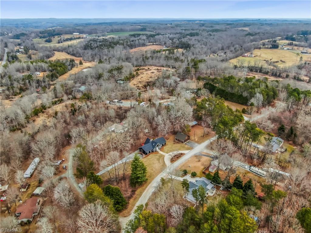6201 Maurice Circle Rural Hall, NC 27045 - Photo 50 of 50 Aerial View of Home, Detached Garage & Horse Barn