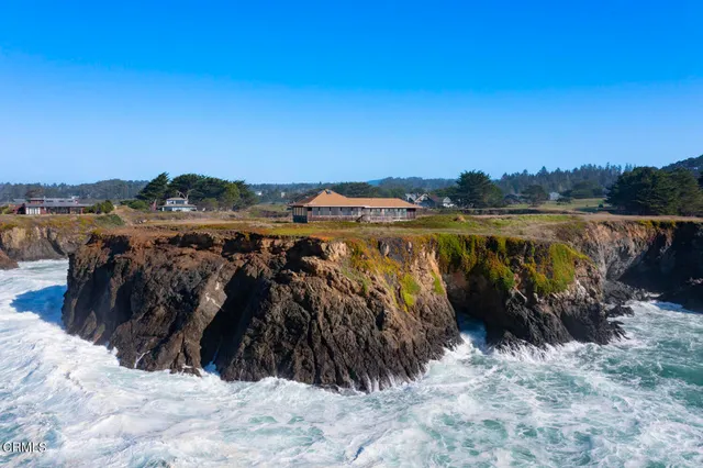 a view of a lake with a mountain