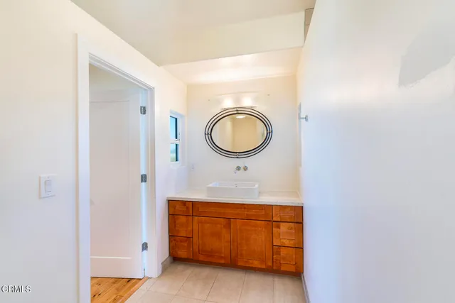 a view of lake with mountain