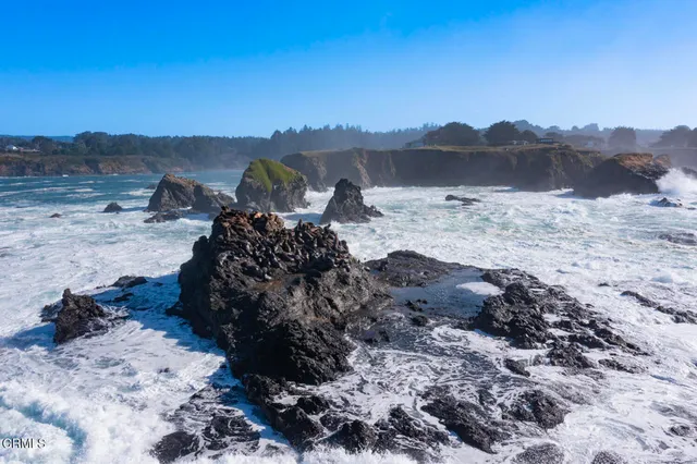 a view of ocean from a balcony