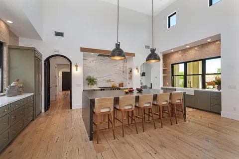 a very nice looking room with a large window