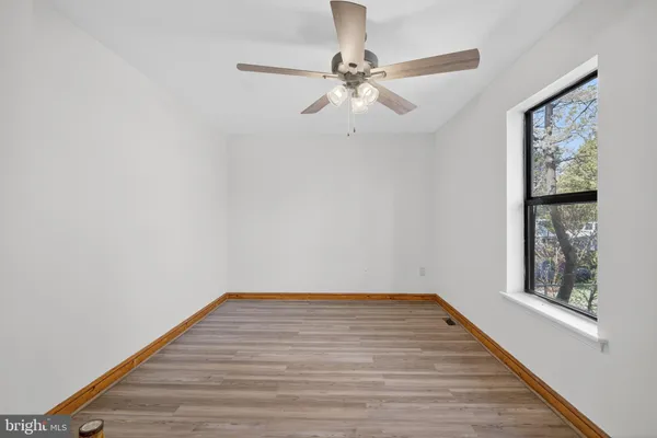 wooden floor in an empty room
