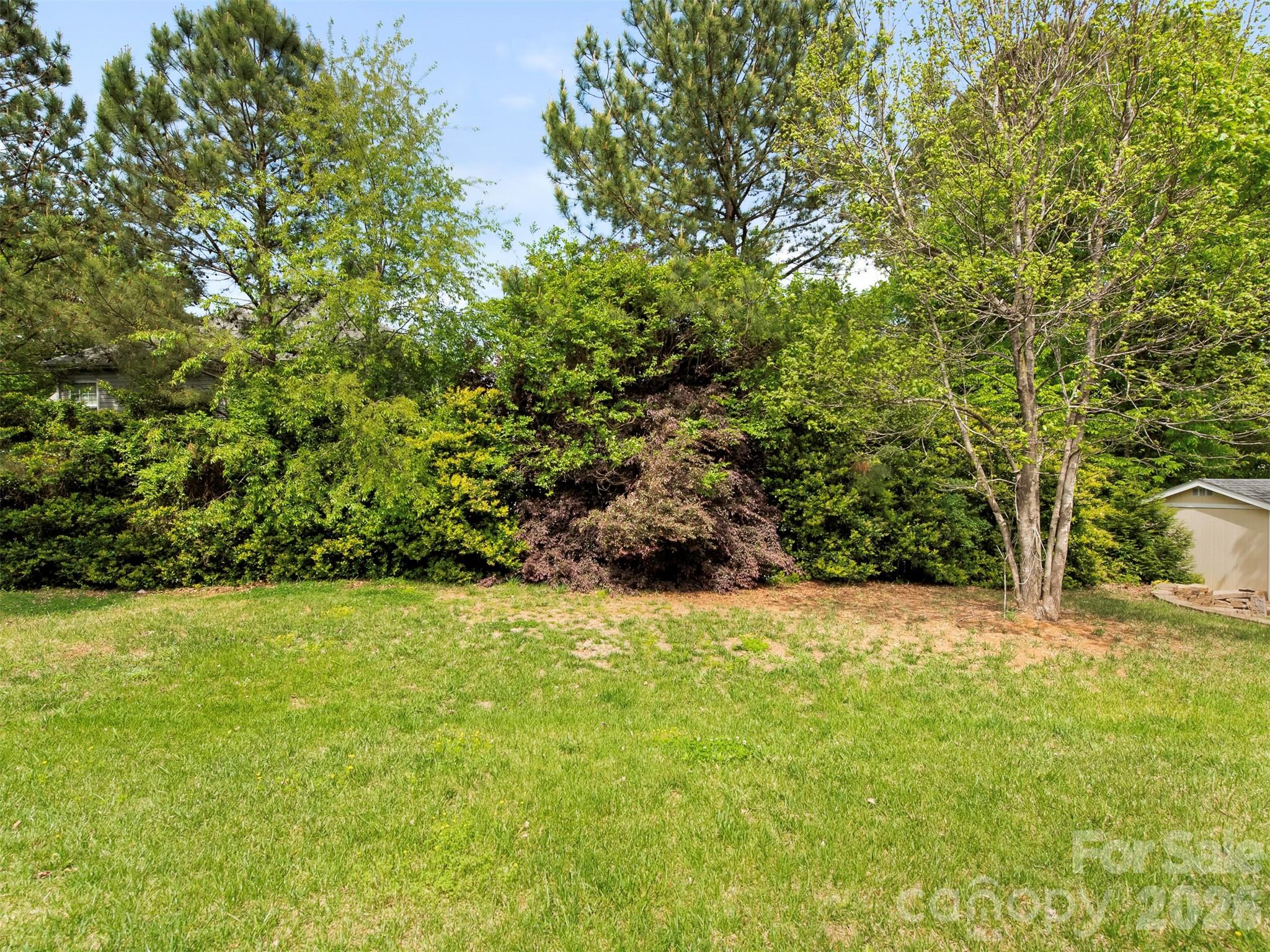 6507 Hermsley Road Charlotte, NC 28278 - Photo 26 of 40 a view of a field with trees in the background
