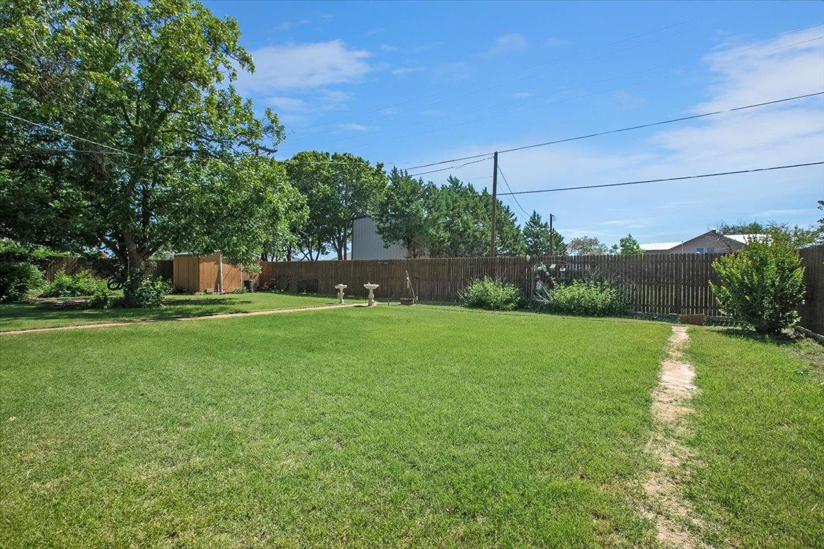 205 Smith Avenue New Home, TX 79381 - Photo 25 of 27 a view of a garden