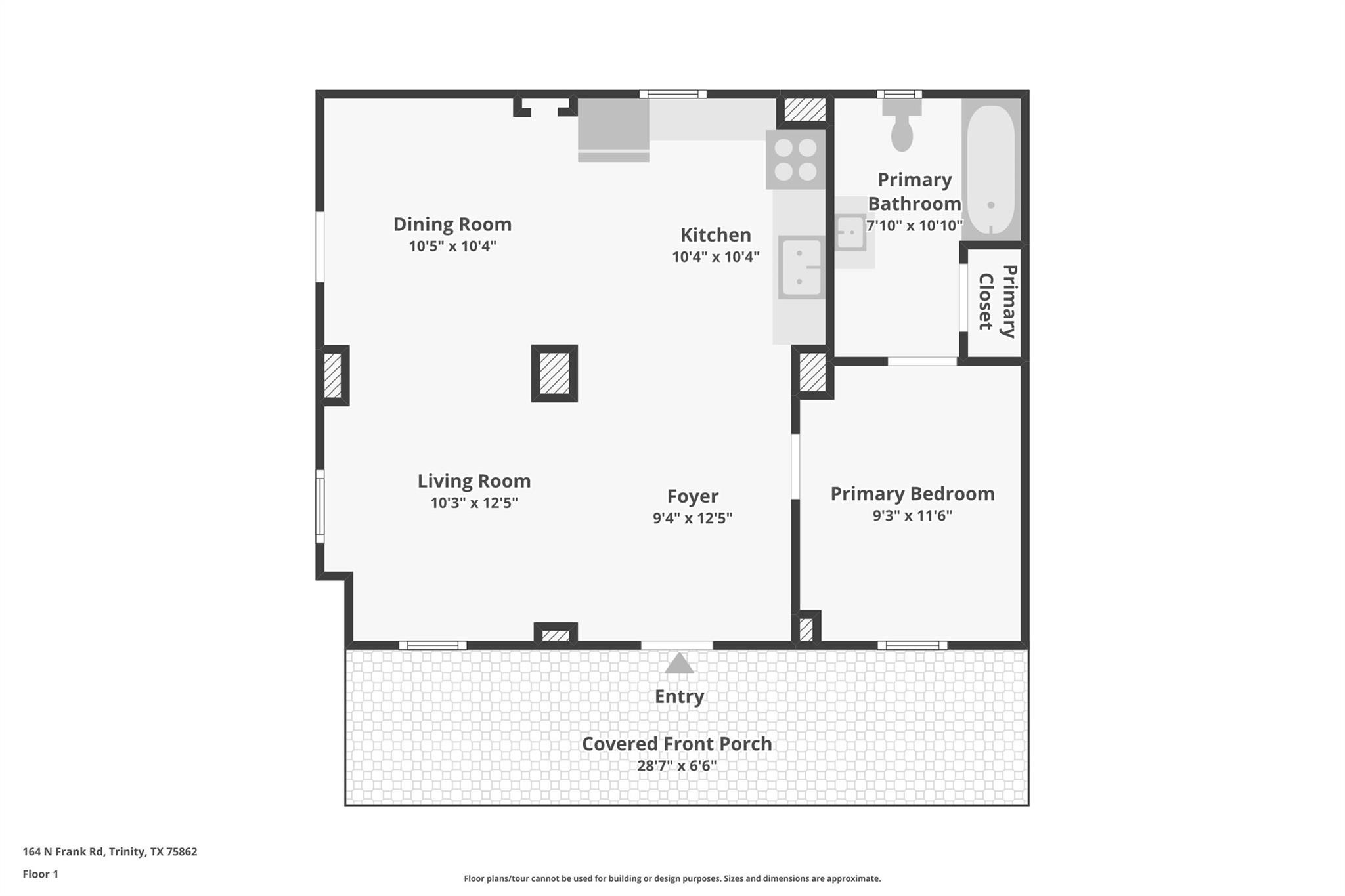 164 Frank Road Trinity, TX 75862 - Photo 20 of 20 20. Lower Floor Plan