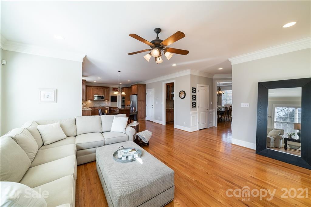268 Hemmingway Lane Fort Mill, SC 29708 - Photo 20 of 43 a living room with furniture and wooden floor