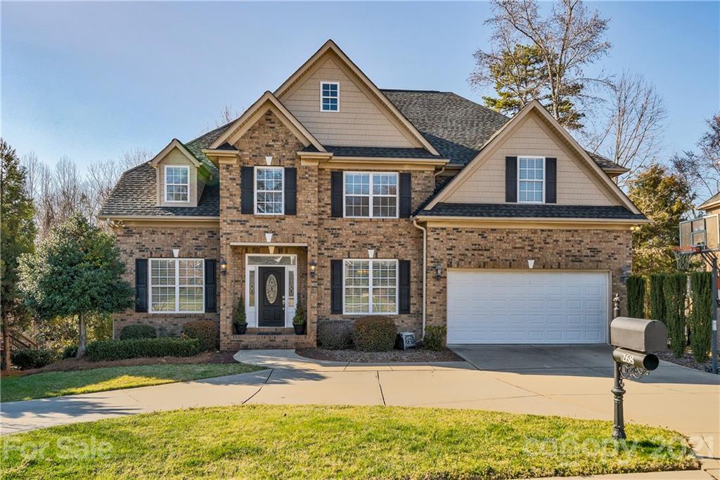 268 Hemmingway Lane Fort Mill, SC 29708 - Photo 4 of 43 a front view of a house with garden