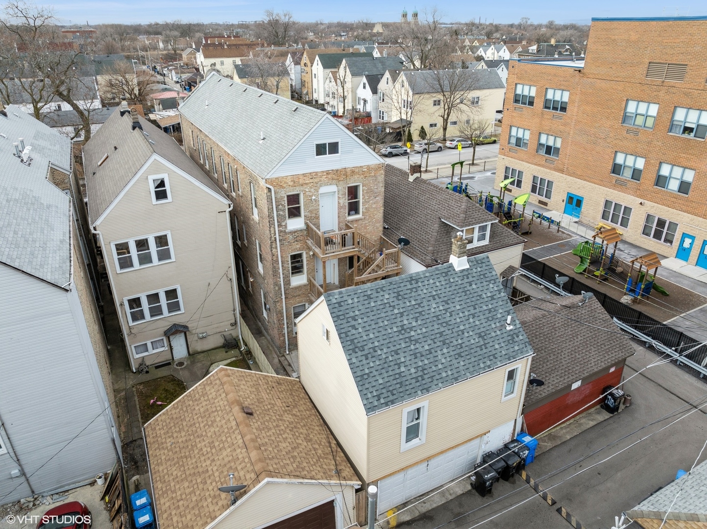1908 West 48th Street Chicago, IL 60609 - Photo 18 of 36 an aerial view of a house with outdoor space
