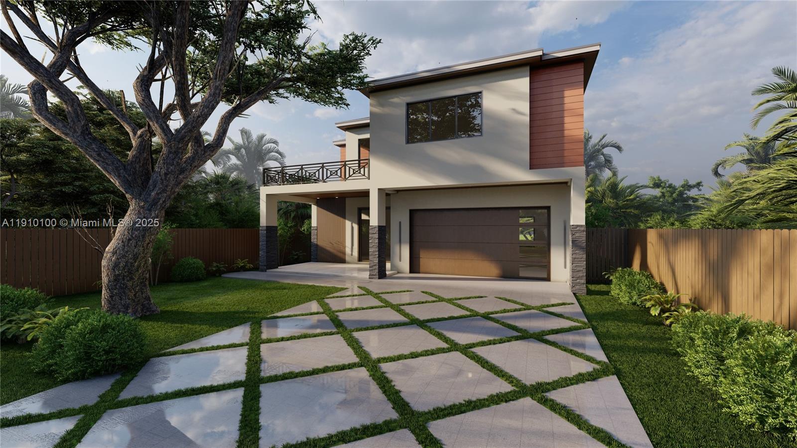 809 Southwest 12th Avenue Fort Lauderdale, FL 33312 - Photo 2 of 6 a front view of a house with a garden and plants