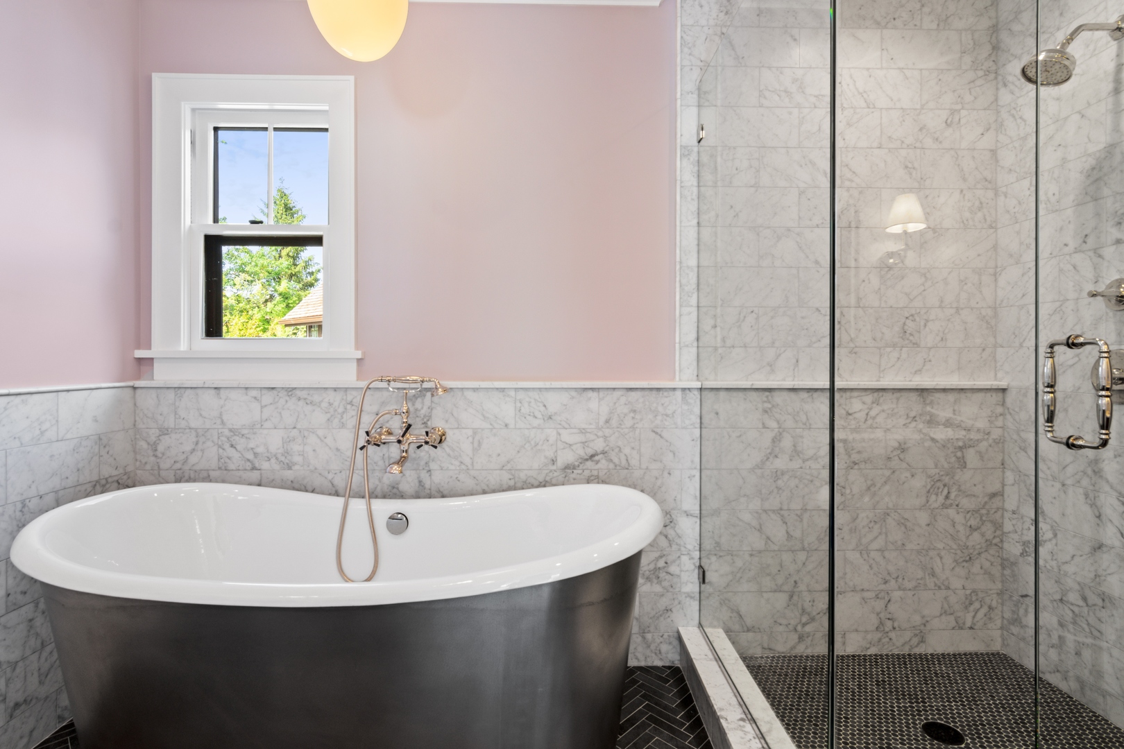 1045 Pine Street Winnetka, IL 60093 - Photo 23 of 38 a bathroom with a sink and a shower