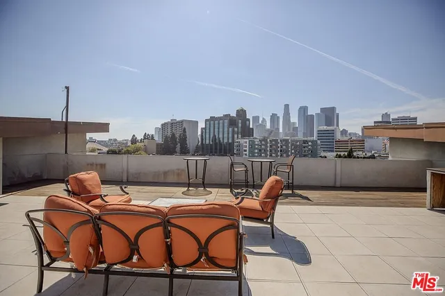 a view of a closet area