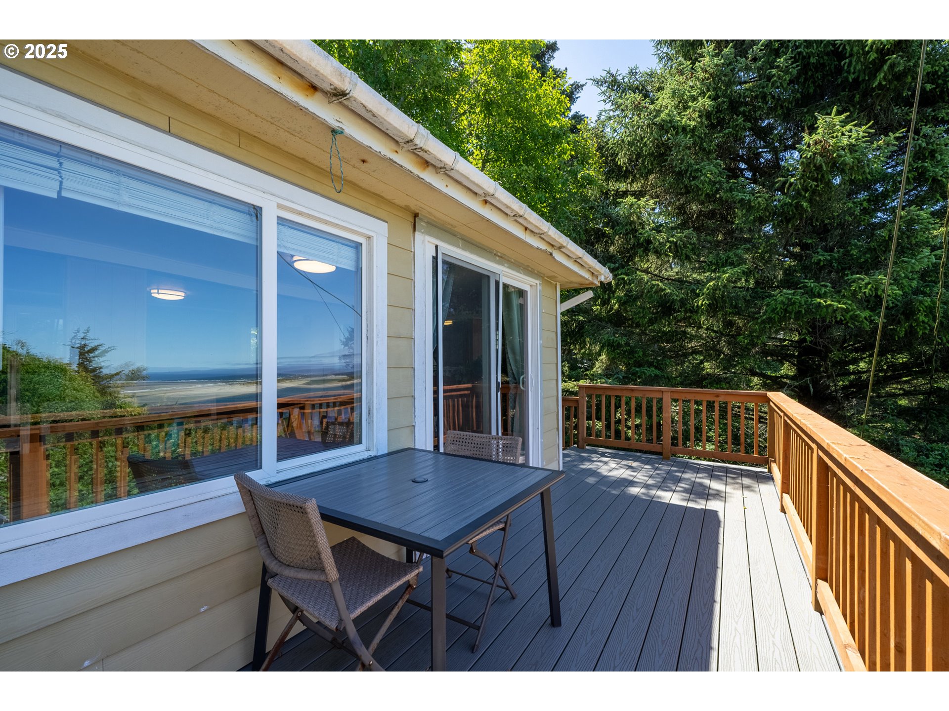 1195 3rd Street Netarts, OR 97141 - Photo 12 of 35 a view of balcony with furniture and outdoor space