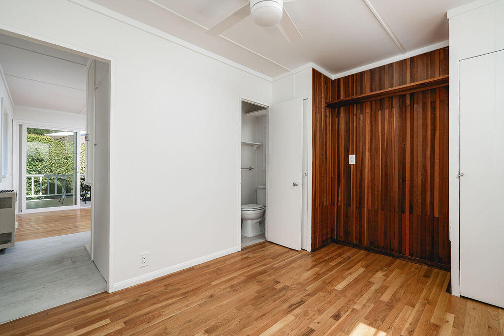 2605 Bath Street Santa Barbara, CA 93105 - Photo 16 of 20 an empty room with closet and wooden floor