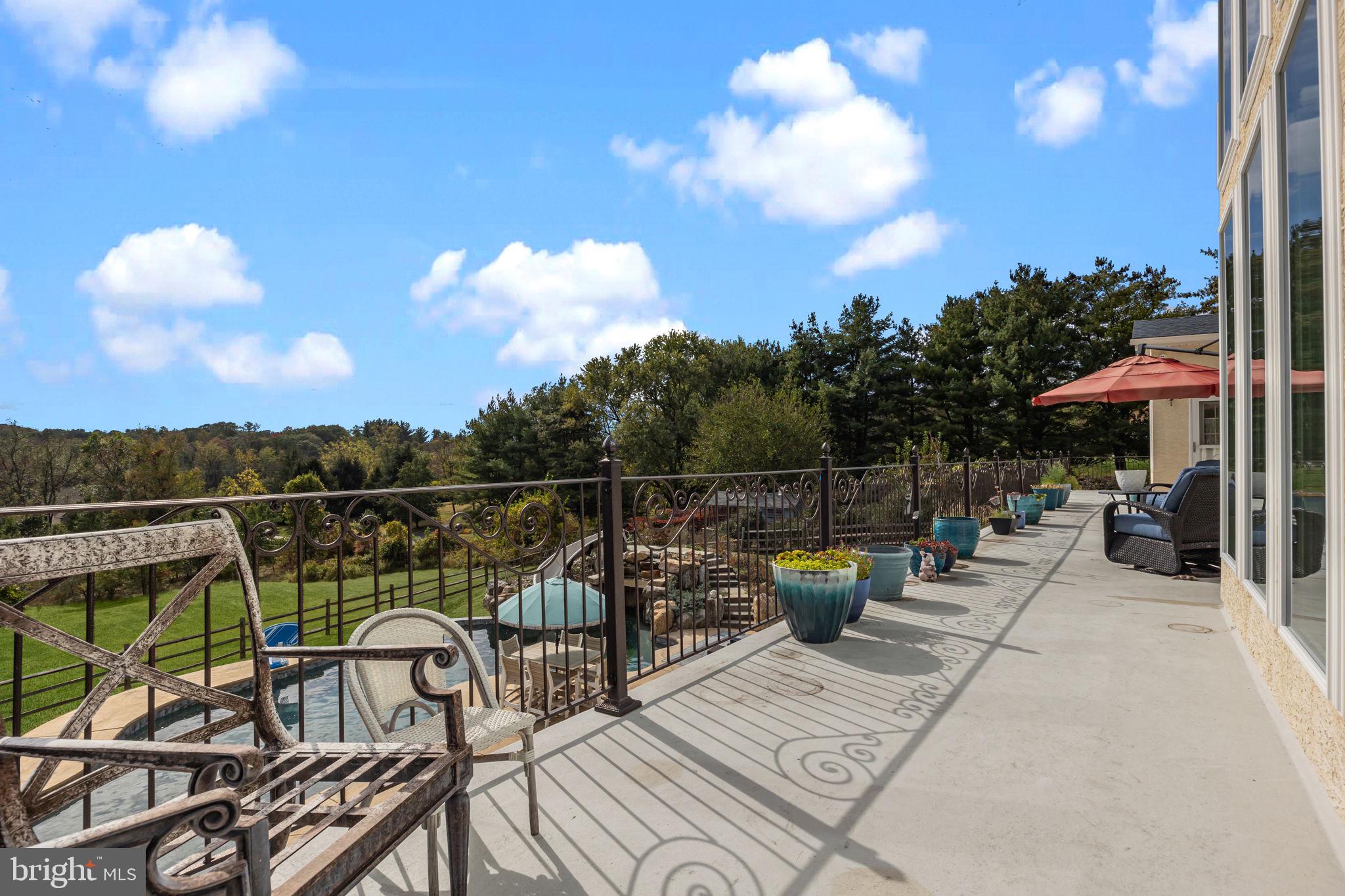 274 Pineville Road Newtown, PA 18940 - Photo 99 of 109 a view of a terrace with sitting area