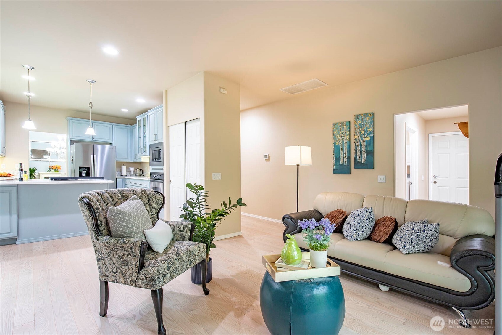 19 198th Place Southeast Bothell, WA 98012 - Photo 12 of 33 a living room with furniture and a large window