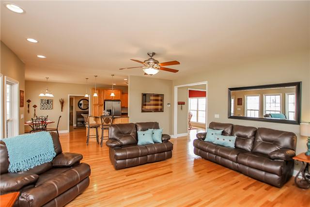 520 Gip Manning Road Clarksville, TN 37042 - Photo 17 of 20 Large open living room with propane fireplace
