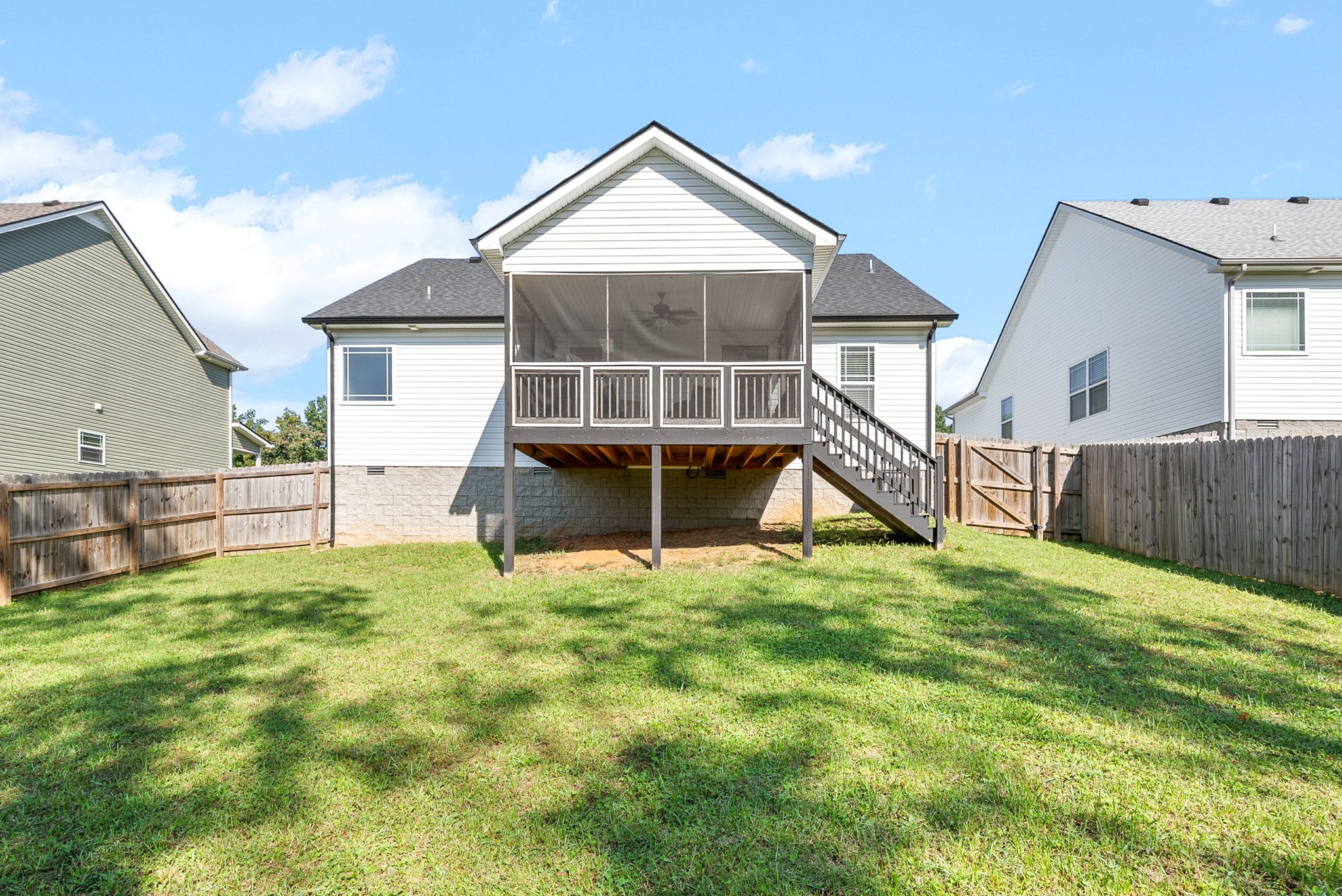 1807 Rains Road Clarksville, TN 37042 - Photo 31 of 39 a view of a house with a yard and deck