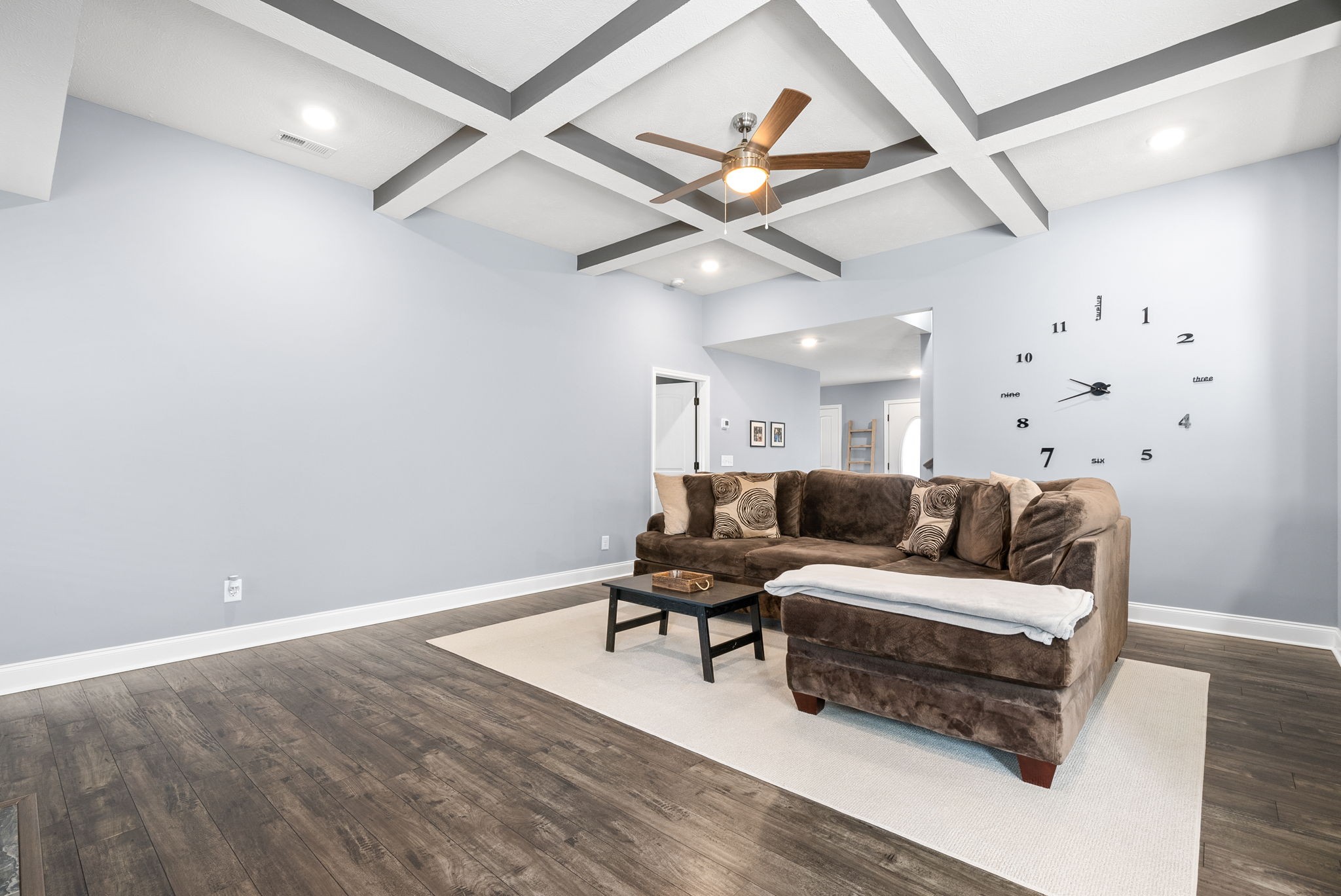 1807 Rains Road Clarksville, TN 37042 - Photo 9 of 39 a living room with furniture and a ceiling fan
