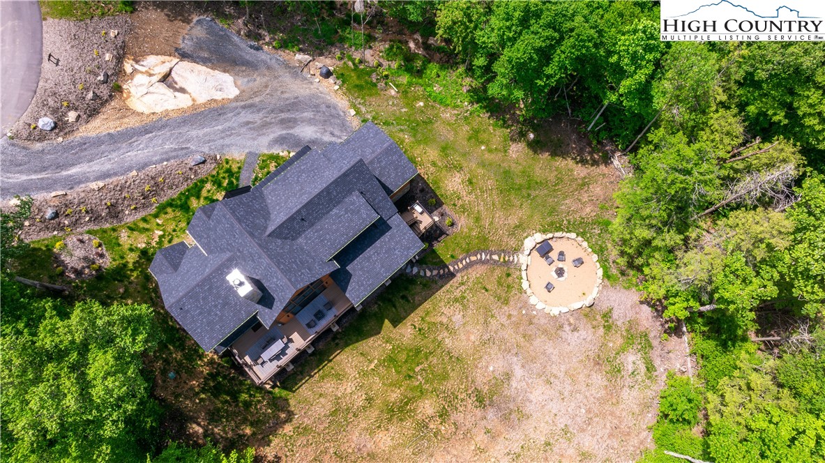 165 Eagle Pass Banner Elk, NC 28604 - Photo 9 of 41 an aerial view of a house with garden space and street view