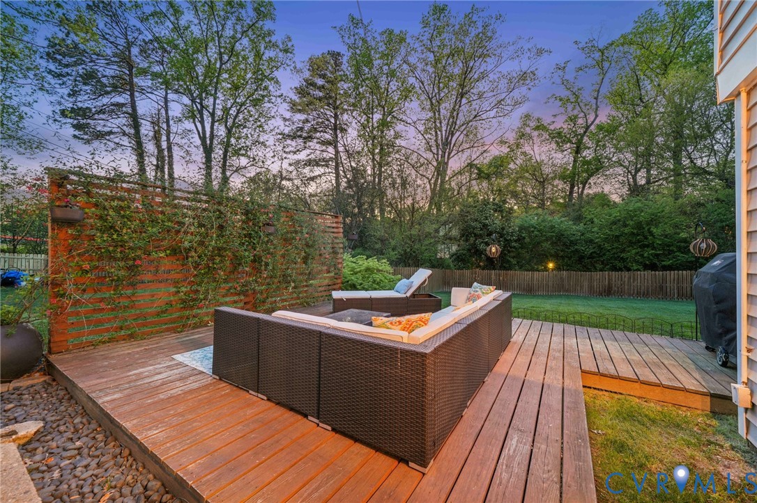 1100 Hollins Road Henrico, VA 23229 - Photo 33 of 38 a view of a chairs on a deck