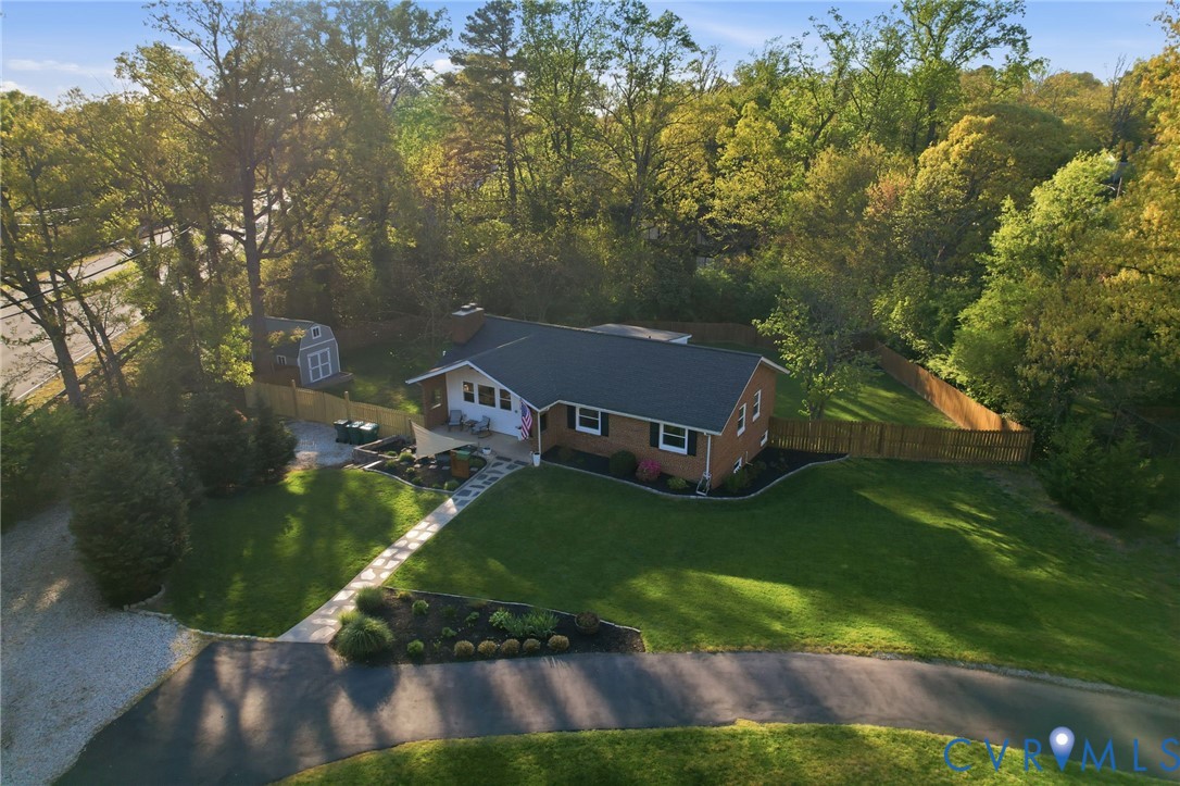 1100 Hollins Road Henrico, VA 23229 - Photo 5 of 38 an aerial view of a house