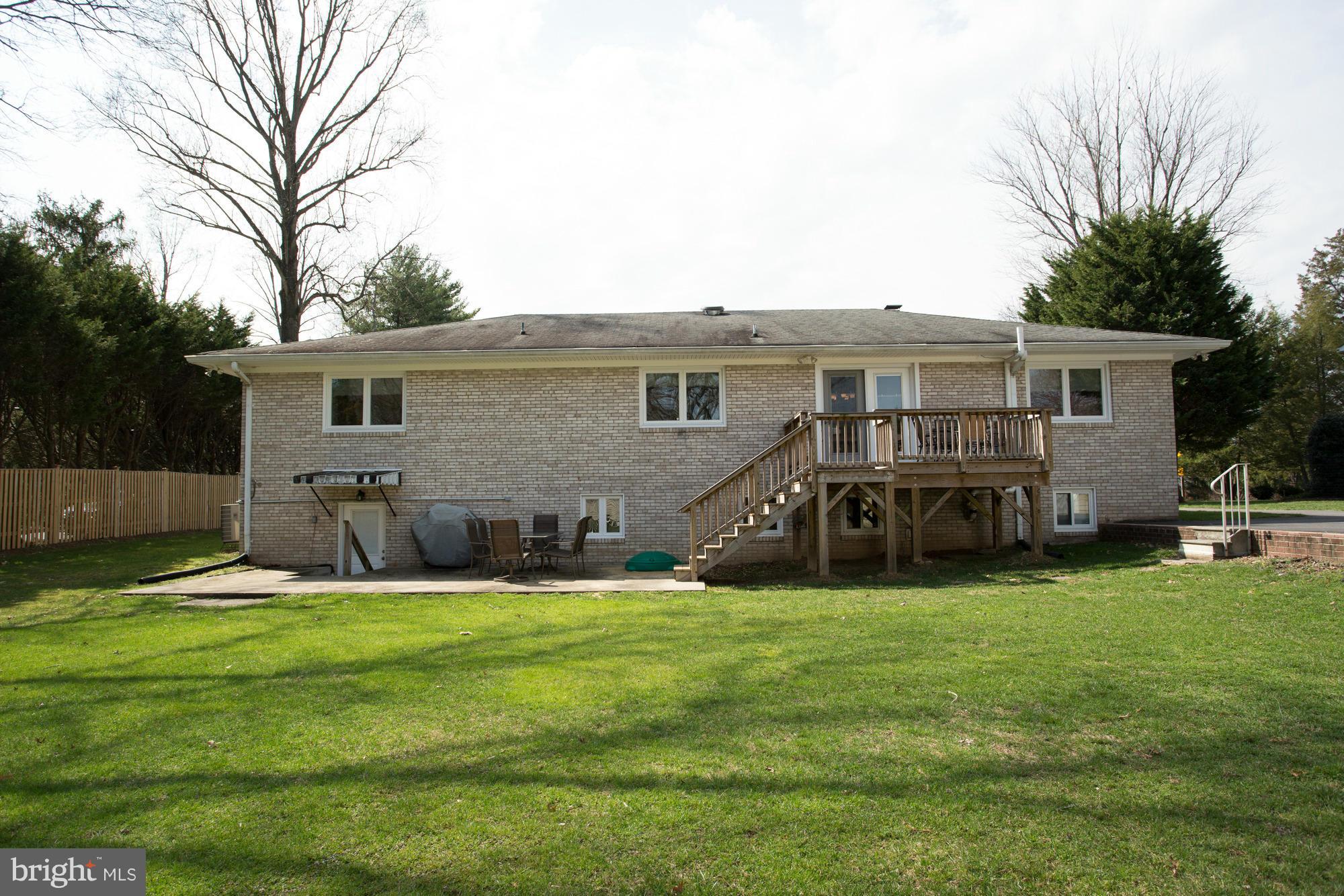 14001 Notley Road Silver Spring, MD 20904 - Photo 28 of 30 Rear View - All Brick Construction