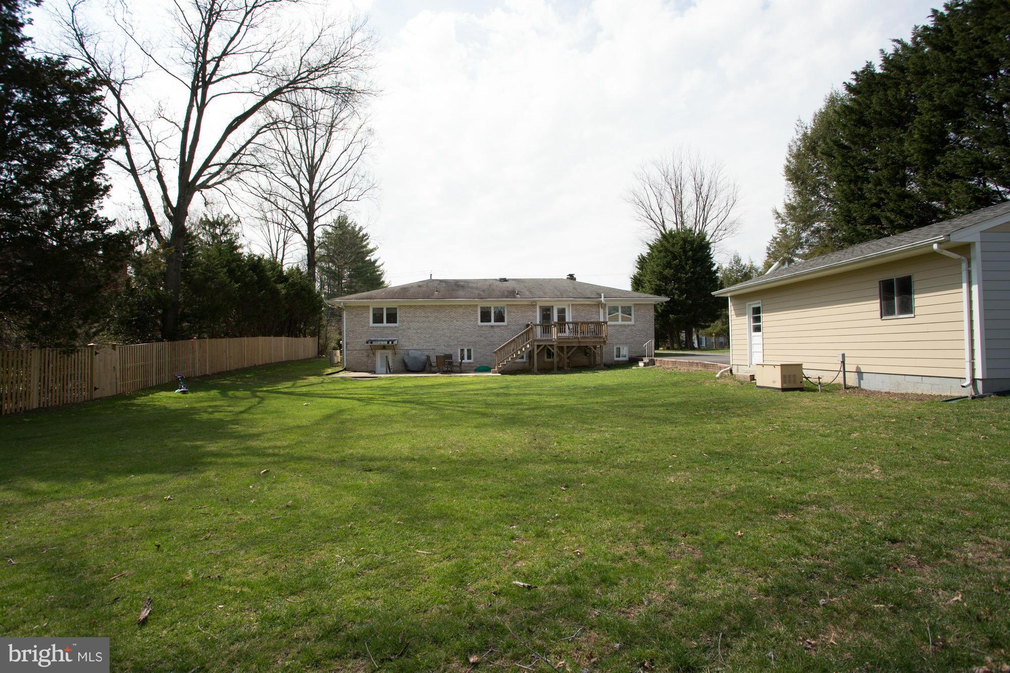14001 Notley Road Silver Spring, MD 20904 - Photo 30 of 30 Rear View - House and Detached Garage