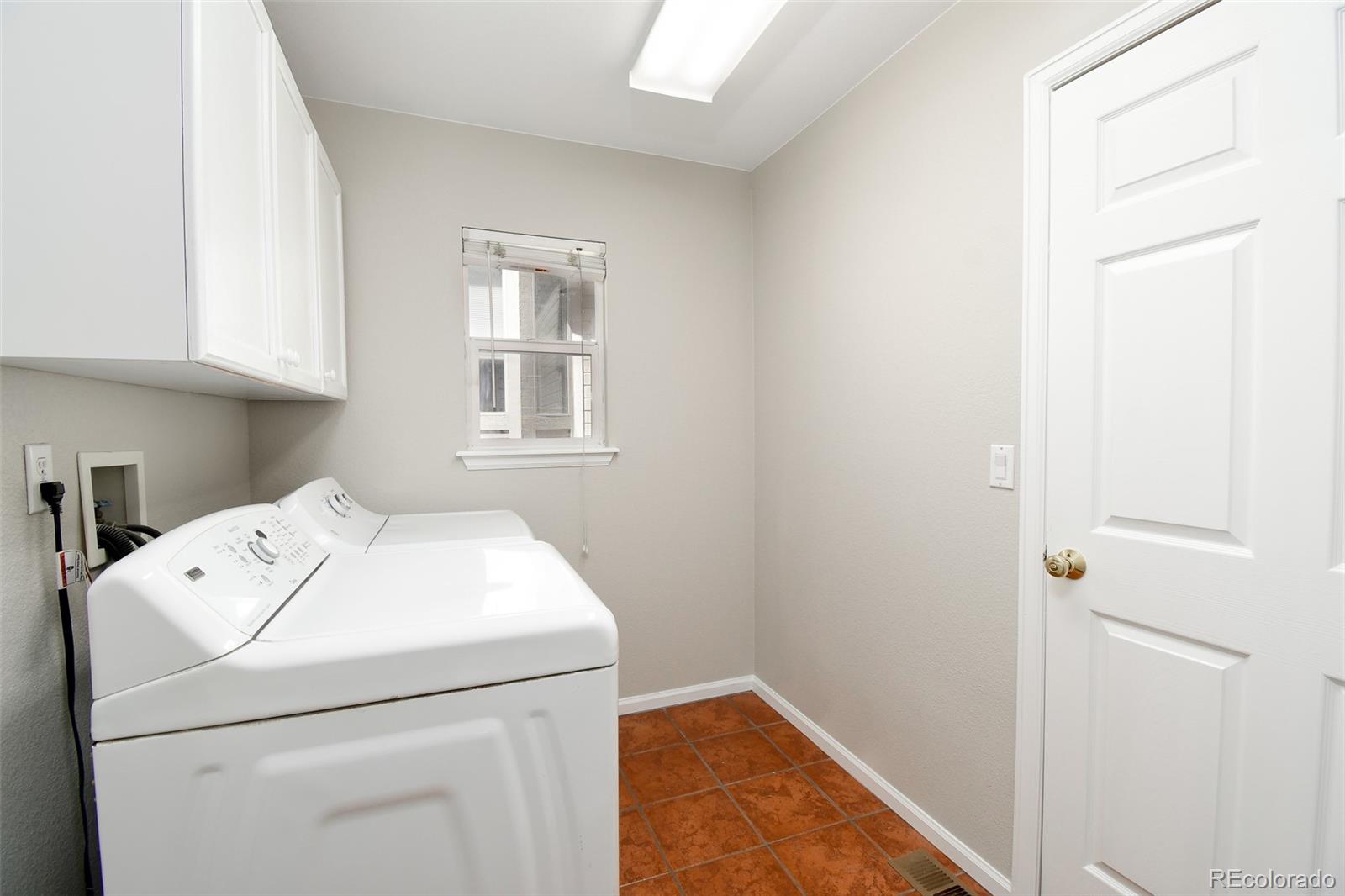 9265 Roadrunner Street Highlands Ranch, CO 80129 - Photo 13 of 28 a utility room with dryer and washer