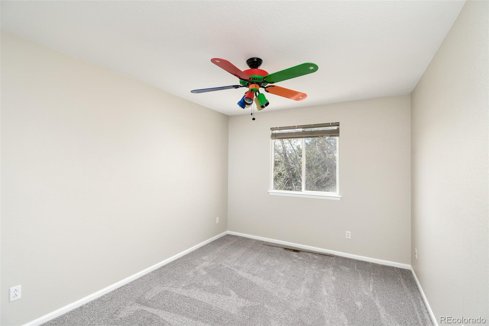 9265 Roadrunner Street Highlands Ranch, CO 80129 - Photo 19 of 28 an empty room with a window and a fan