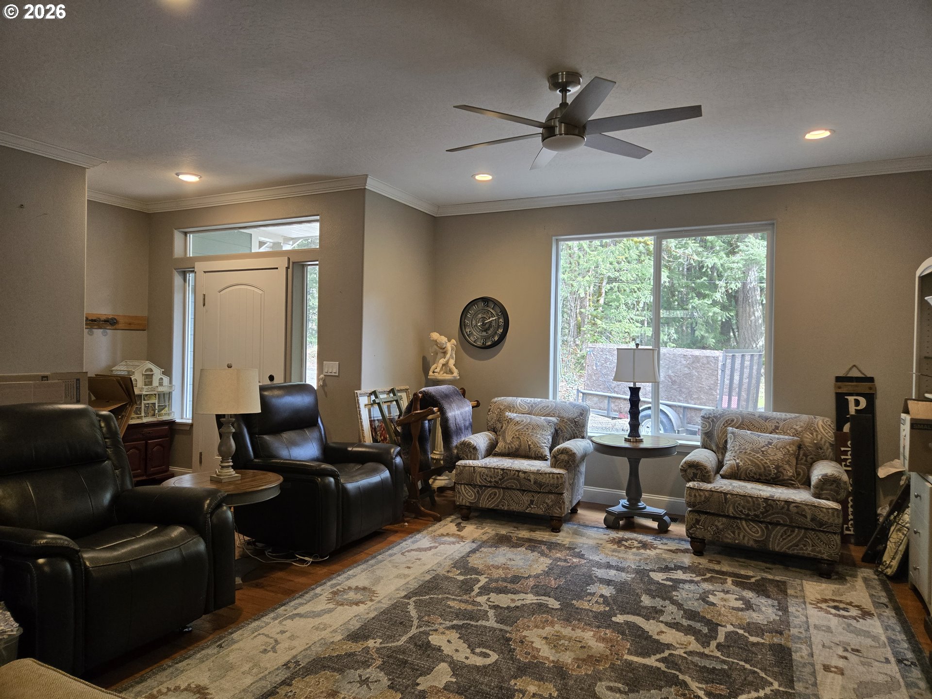 16817 Nonpareil Road Sutherlin, OR 97479 - Photo 7 of 39 a living room with furniture and a large window